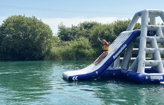 aqua park slide